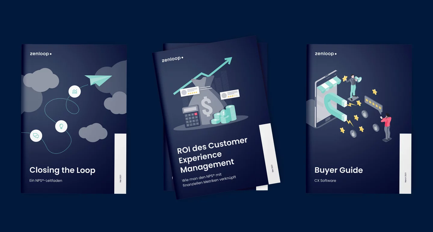 Titelblätter für Whitepapers von zenloop