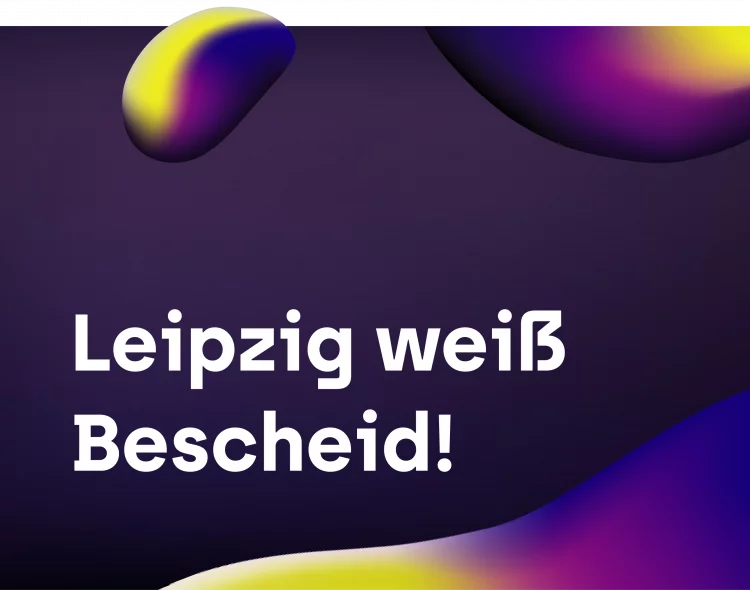 fzey für Lange Nacht der Wissenschaften - Ansicht Keyvisual - Leipzig weiß Bescheid