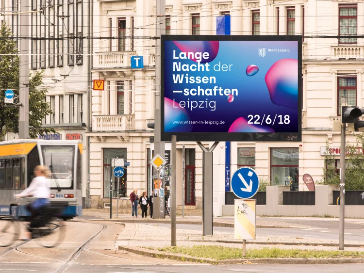 Lange Nacht der Wissenschaften Leipzig - Design Keyvisual