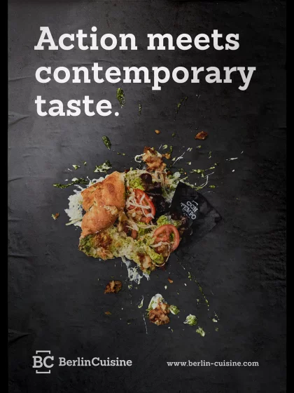 Plakatdesign für Berlin Cuisine
