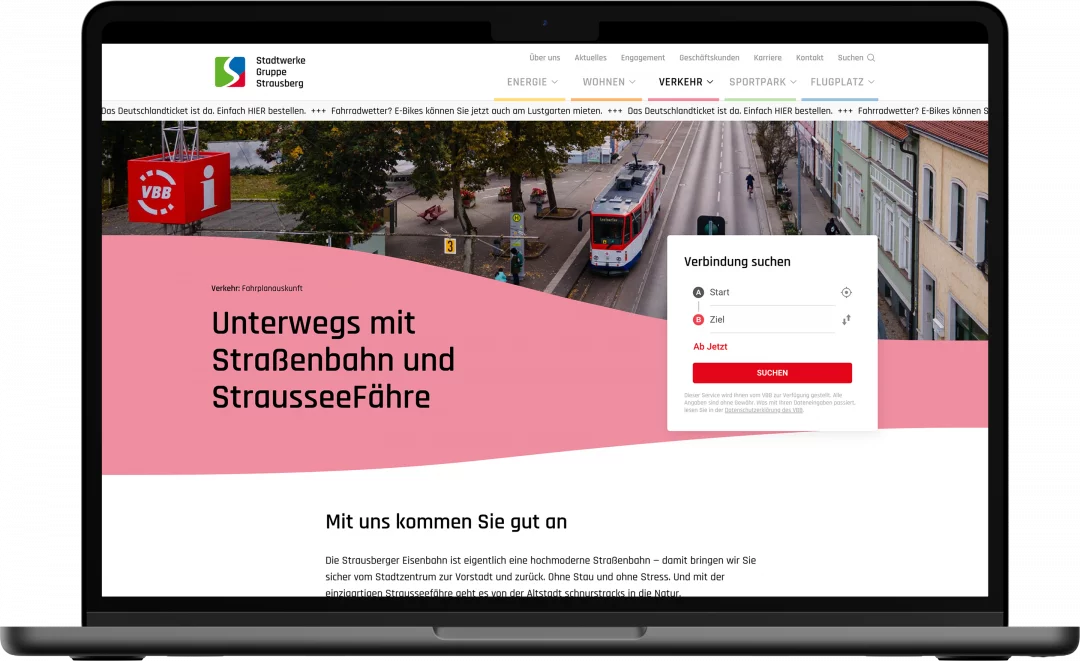 fzey für SGS Starusberg - Ansicht 5 Website auf Laptop
