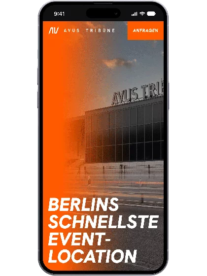 Avus Tribüne mobile Webansicht