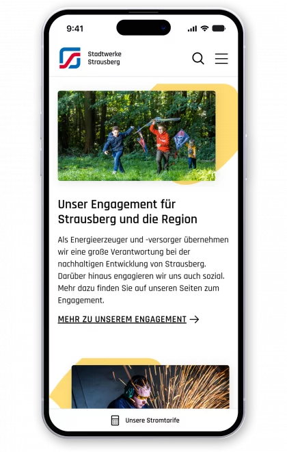 fzey für SGS Strausberg - Ansicht2 Website mobile