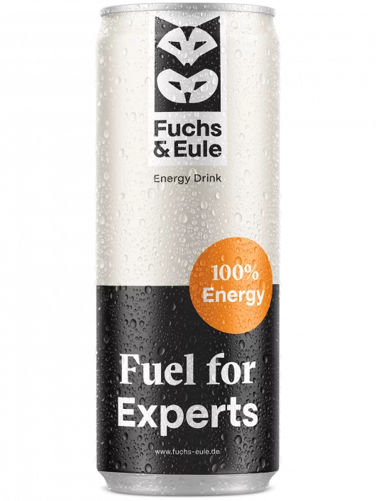 Branding für eine Energydose für Fuchs & Eule
