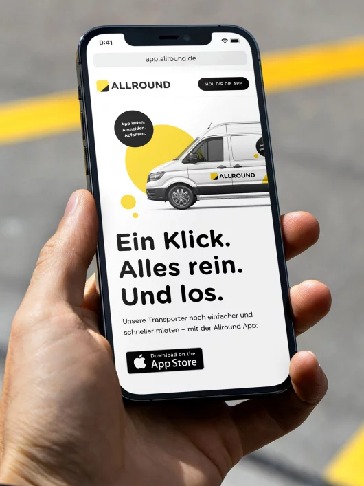 fzey - Allround Autovermietung - Ansicht Website mobile